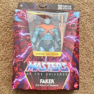 Mattel Masters of the Universe Blue and Orange Action Figure